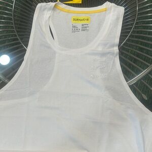 New with tags Supawear Men's White Tank Top - Lightweight Athletic Scoop Neck